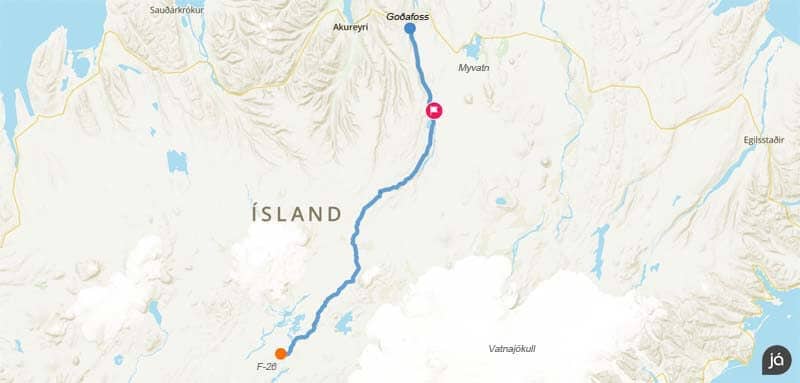 Die Sprengisandur Route durchs isländische Hochland