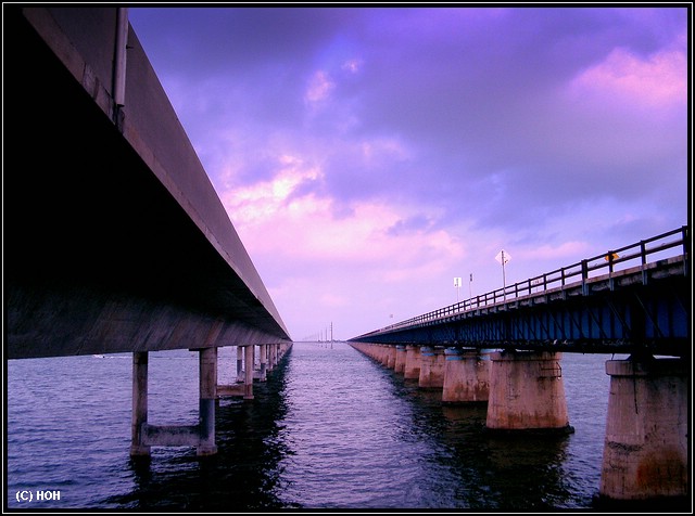 7-Mile Bridge, kleines Highlight auf der Fahrt über die Florida Keys