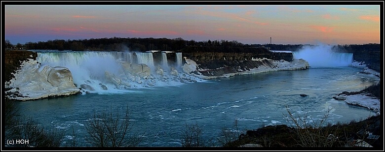 Abendstimmung an den Niagarafalls