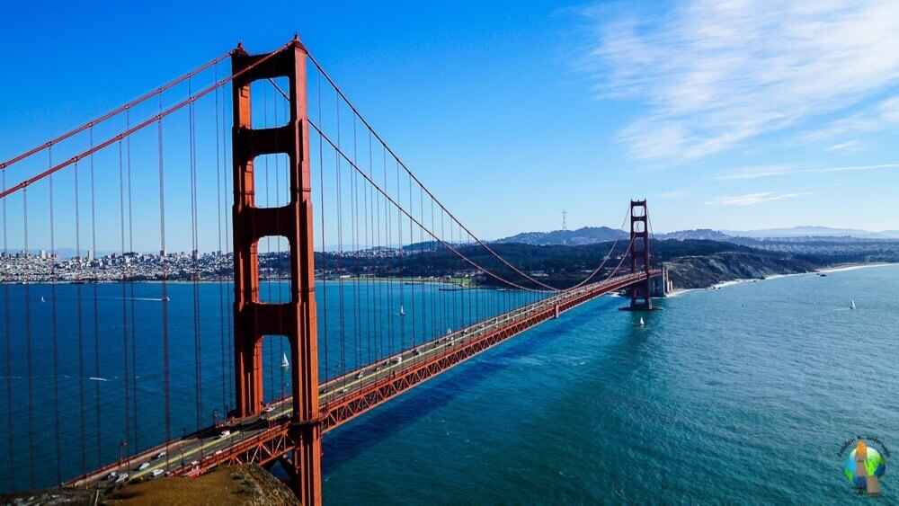 Ich wollte schon lange nach San Francisco und die Golden Gate Bridge sehen. Bei strahlendem Wetter hatte ich dann diesen atemberaubenden Ausblick und unglaublich große Glücksgefühle