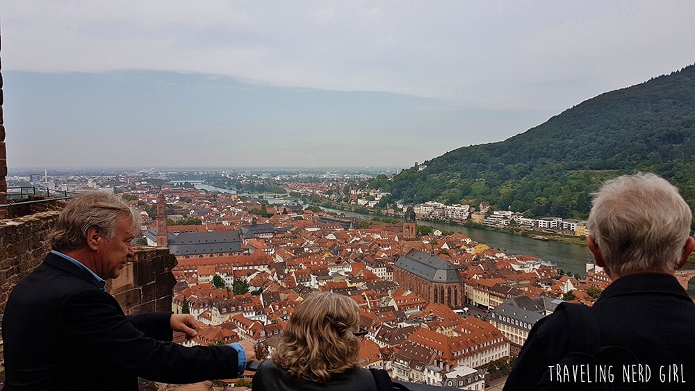 Aussicht über Heidelberg, ein kleiner Ausflug mit Star Trek-Schauspielern